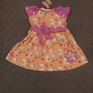 Colorful Unicorn and Flower Dress